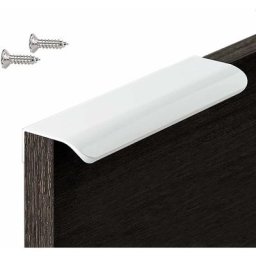 Lot de 6 Poignée de cuisine invisible Poignée de meuble Poignée de salle de bain Poignée d'armoire