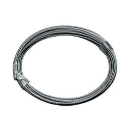 Câble en acier d. 3,0 mm longueur 10 m 6 x 7 + 1 fe force de rupture minimum 5,28 kN acier galvanisé