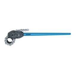 Clé à chaîne 122 longueur tot. 510 mm envergure 10-60 mm pour canalisations 1/8-2 po. - Gedore