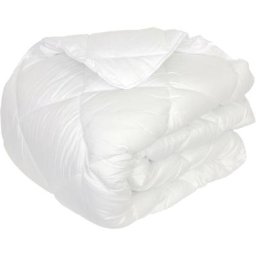 Couette polyester cocoon fibre creuse siliconée Chaud (hiver) 200x200 cm - Blanc