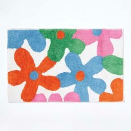 Homescapes - Tapis enfant Tufté Multicolore Fleur - Multicouleur
