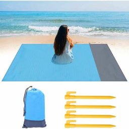 Couverture de Plage sans Sable, Couverture de Pique-Nique Couverture de Plage Imperméable avec Pics