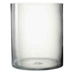 Vase Design En Verre vola 30cm Transparent - Paris Prix