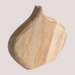 Sklum - Vase en Bois de Manguier Sikkim ↑26.5 cm - ↑26.5 cm