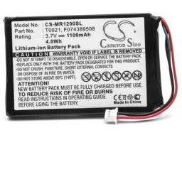 Li-Ion batterie 1100mAh (3.7V) pour système de navigation gps comme Magellan 384.00015.005 - Vhbw