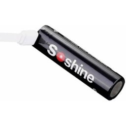18650USB-3.7-3600 Pile rechargeable spéciale 18650 Li-Ion 3.6 v 3600 mAh - Soshine