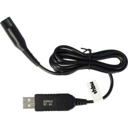 Câble de charge compatible avec Braun CruZer 5 5429), BT3050, BT5010, BT5030, BT5050 (5418), HC5050