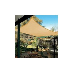 Voile d'ombrage rectangulaire imperméable 3 x 4 m, tissu d'ombrage résistant à l'eau, protection uv