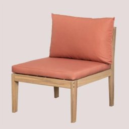 Modules de Salon de Jardin Filips Sklum Terracota - Terracota Fauteuil