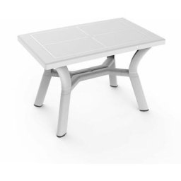 Dalia 115x72 Table pour Jardin Extérieur jusqu'à 4 personnes avec trou pour parasol et protection