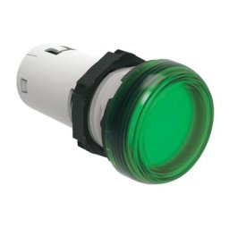 Voyant lumineux Lovato monobloc à led verte 24V LPMLB3