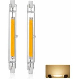 Ampoule led R7S 118mm 20W Dimmable, Blanc Chaud 3000K 3000LM, Linéaire Remplacer Lampe Halogène