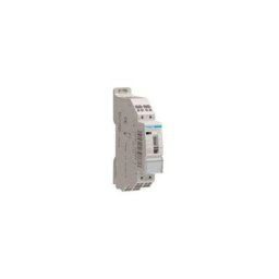 Hager - Contacteur relais 20A 2P contact 2F bobine 230V 50Hz à commande manuelle 1M 4kV bornes auto