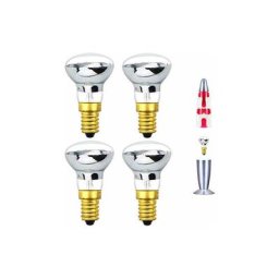 4pcs) R39 E14 Spot Réfléchissant Ampoule 25W E14 Lave Ampoule R39 Réfléchissant Ampoule à