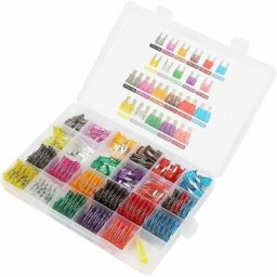 254pcs Assorties Kit de Fusibles 2A 3A 5A 7.5A 10A 15A 20A 25A 30A 35A 40A, Lame Petit et Moyen