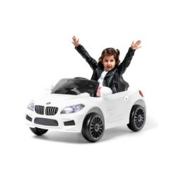 Ataa - X5 Sedan 12v voiture électrique enfants avec télécommande: Blanc - Blanc