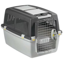 Zolux - Cage transport Gulliver iata 4, 51 x 71 x 50 cm, chien max 18 kg Gris