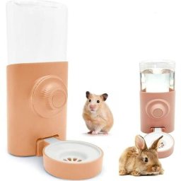 Distributeur Eau Lapin, 600ML Suspendue Abreuvoir Lapin Automatique Biberon Cochon d'Inde