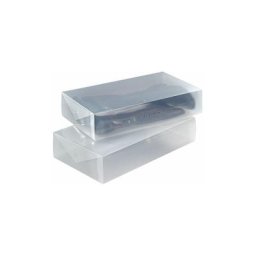 Olhetc - Boite rangement bottes, boite range bottes, Lot de 2 boites, plastique, 52x11x30 cm,
