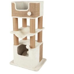 Trixie - Arbre a chat Lucano 110cm - Blanc et taupe