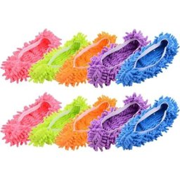 10 pcs (5 paires) Duster Balai laveurs Chaussons Chaussures Couverture, poussière Nettoyeur
