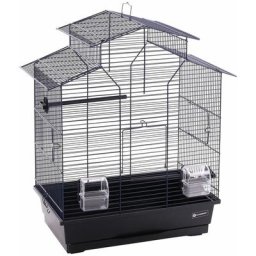 Cage à perruches Numfor 1 51x30x60 cm Bleu métallique Flamingo Bleu