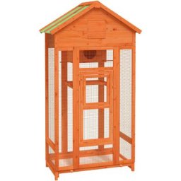 Vidaxl - Maison à oiseaux marron 91,5x53x170 cm bois massif de pin Brown