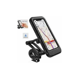 Support Téléphone Moto,Etanche Support Telephone Velo,360°Support Smartphone Moto Scooter avec
