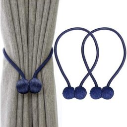 Blue Dream - Embrasses à Rideaux Embrasse Rideau Aimantée Tressage Magnétiques Rideaux Boucle (Bleu)