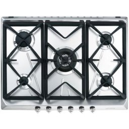 Smeg - SRV576GH5 plaque Acier inoxydable Intégré (placement) Gaz 5 zone(s)