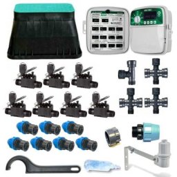 Kit d'arrosage Rain Bird 7 zones avec programmateur extérieur