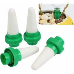 4 pièces Automatique plante d'irrigation d'eau distributeur cône en céramique tête plante verseur