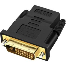 Adaptateur dvi-d vers hdmi 24 + 1 1080p dvi femelle vers hdmi mâle dvi-hdmi fhd hdtv câble