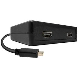 41732 Mini-Display / hdmi Convertisseur [1x Mini port Display mâle - 2x hdmi femelle] noir - Lindy