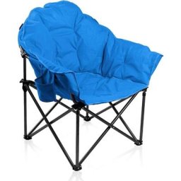 Alpha Camp - Chaise de camping pliable et légère avec porte-gobelet, chaise de camping avec sac de