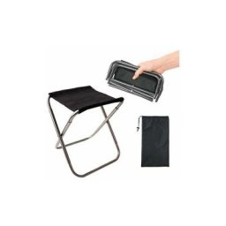 Costjj - Tabouret pliant en alliage d'aluminium chaise de camping extérieure ultra léger et