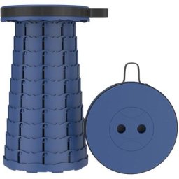 Tabouret Pliant Portable, Camping Tabouret, Hauteur télescopique réglable Tabouret telescopique Sac