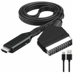 Convertisseur péritel vers Hdmi adaptateur Audio vidéo pour Hdtv/dvd/décodeur/ps3/pal/ntsc