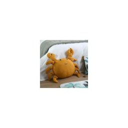 Lovely Casa - Coussin crabe enfant (40 cm) Edouard Jaune moutarde