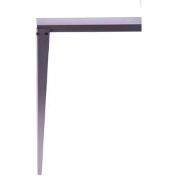 Pied de table industriel tolx 71 cm Finition Acier Brut