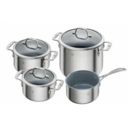 Zwilling - jamais utilise] 4-Piece Cooking Pot Set Ceramic Non-stick Spirit
