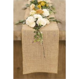 Chemin de Table Toile de Jute Ruban de Table Rouleau Jute Mariage Vintage Rustique Jardinage