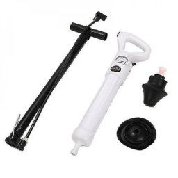 Pompe haute pression Nettoyeur Drague Toilettes Piston Air Drain Blaster Évier Tuyau Bouché Remover