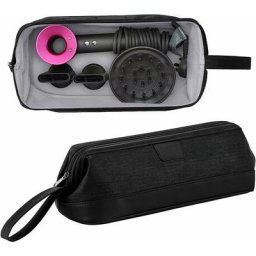 Sac de rangement universel à fermeture éclair pour sèche-cheveux compatible avec les accessoires de