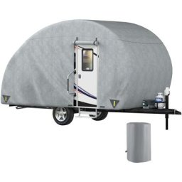 Bache Camping-Car Housse Mini Caravane Goutte d'Eau 3-3,6 m Imperméable - Vevor