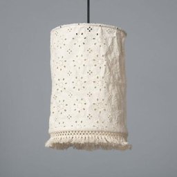 Ledkia - Suspension Coton Otomí Blanc Cassé - Blanc Cassé