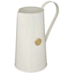 Broc - métal - H25 cm Atmosphera créateur d'intérieur - Blanc