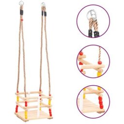 True Deal - Balançoire pour bébé avec ceinture de sécurité Pin solide