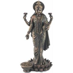 Figure de figurines de Bouddha Lakshmi Golden Buddhas 10x13x26cm 31466 - Dorado - Signes Grimalt