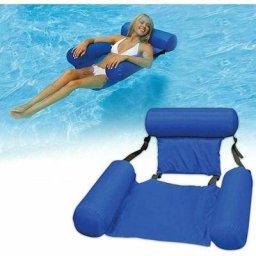 Hamac de Piscine Flotteur Gonflable De Piscine Flotteur De Hamac d'eau Siège Pliable Multi-Usage